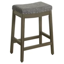 26" Blake Backless Counter Height Barstool With Nailheads - HomePop -Furniture Store GUEST 0015caad 7ce8 45ab b2c8 e3c383799668