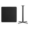 Flash Furniture 36'' Square Black Laminate Table Top With 30'' X 30'' Bar Height Table Base -Furniture Store GUEST 02428ce9 56d6 4c35 ae96 2458feebb604