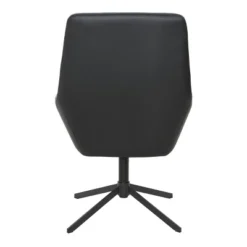 Tubby Chair With Black Base Faux Leather Black - OSP Home Furnishings -Furniture Store GUEST 02fa62b3 6ef0 4916 8eb1 79eb3a2eb712
