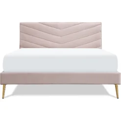 Sidney Upholstered Platform Bed - Adore Decor -Furniture Store GUEST 03b11cb6 eb57 4754 ba61 1d474c5035f9