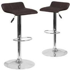 Emma And Oliver 2 Pack Contemporary Vinyl Adjustable Height Barstool With Quilted Wave Seat And Chrome Base 29 Emma And Oliver 2 Pack Contemporary Vinyl Adjustable Height Barstool With Quilted Wave Seat And Chrome Base -Furniture Store GUEST 047972f3 d32b 436a bf28 e69060e47465