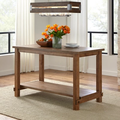 Hathaway Nailhead Counter Height Dining Table Driftwood - Buylateral 3 Hathaway Nailhead Counter Height Dining Table Driftwood - Buylateral
