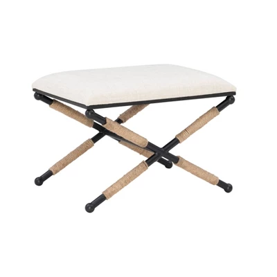 Ashburn Campaign Accent Stool - Linon 11 Ashburn Campaign Accent Stool - Linon - Image 9