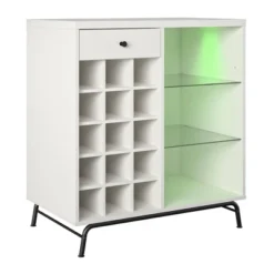 Hannaford Bar Cabinet White - Room & Joy -Furniture Store GUEST 04f3cc3a dcf7 4939 9110 b9a8b4de95d8