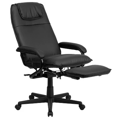 Emma And Oliver High Back Black LeatherSoft Executive Reclining Ergonomic Office Chair With Arms 7 Emma And Oliver High Back Black LeatherSoft Executive Reclining Ergonomic Office Chair With Arms - Image 5