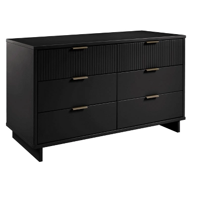 Granville Modern 6 Drawer Double Wide Dresser - Manhattan Comfort 7 Granville Modern 6 Drawer Double Wide Dresser - Manhattan Comfort - Image 5
