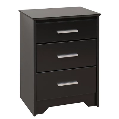 Coal Harbor 3 - Drawer Tall Nightstand - Prepac 5 Coal Harbor 3 - Drawer Tall Nightstand - Prepac - Image 3