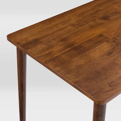 4pc Branson Wood Dining Set With Bench Walnut Stain - CorLiving 8 4pc Branson Wood Dining Set With Bench Walnut Stain - CorLiving - Image 6