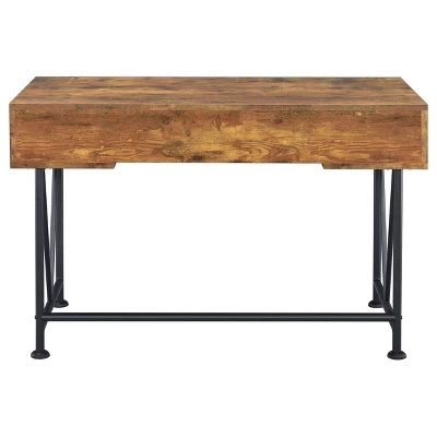 Analiese 3 Drawer Writing Desk - Coaster 6 Analiese 3 Drawer Writing Desk - Coaster - Image 4