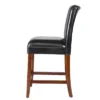24" Faux Leather Luxury Counter Height Barstool - HomePop -Furniture Store GUEST 092b7cec 58bd 490e 88fb d5a6ed9f6df4