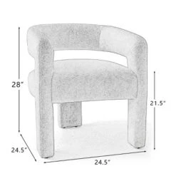 ZEN 25" Wide Contemporary Design Faux Shearling Boasting Curved Streamlined Silhouette Armrest Accent Barrel Chair-The Pop Maison 18 ZEN 25" Wide Contemporary Design Faux Shearling Boasting Curved Streamlined Silhouette Armrest Accent Barrel Chair-The Pop Maison -Furniture Store GUEST 0933da38 522a 4000 8fcb ae8c92513573