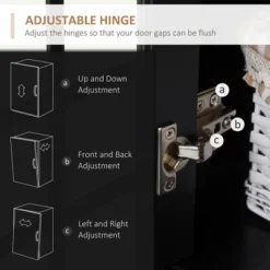 HOMCOM Kitchen Buffet With Hutch, Storage Pantry With 3 Cabinets, 2 Open Shelves And Large Countertop -Furniture Store GUEST 09547cbf fd51 4fa9 8c0a b5db103833db