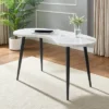 Kinsley Writing Desk Black/White - Steve Silver Co.