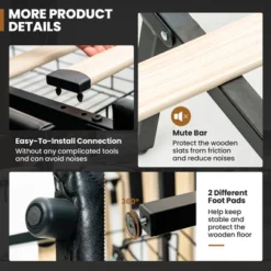 Costway Upholstered Platform Bed W/ 4 Drawers PU Leather Button Tufted Headboard -Furniture Store GUEST 0a94c1ea 009b 497e b767 db3fd5d72267