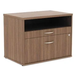 Alera Open Office Series Low File Cabinet Credenza 29 1/2x19 1/8x22 7/8Walnut LS583020WA -Furniture Store GUEST 0b287b1e 3312 4ad9 a0dc caf4d1b8771b