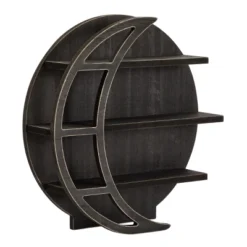Farmlyn Creek Wooden Crescent Moon Wall Shelf, Rustic Wall Home Decor For Crystals & Essential Oils, Black, 12 X 12 X 3 In 13 Farmlyn Creek Wooden Crescent Moon Wall Shelf, Rustic Wall Home Decor For Crystals & Essential Oils, Black, 12 X 12 X 3 In -Furniture Store GUEST 0c5d8322 dbf4 41d0 ac63 fbd448f39ac3