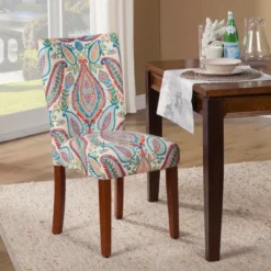 Set Of 2 Parsons Pattern Dining Chair Wood - HomePop 23 Set Of 2 Parsons Pattern Dining Chair Wood - HomePop -Furniture Store GUEST 11e3d62c e10a 4780 bb99 89d0873a443b