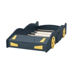 Race Car-Shaped Platform Bed With Wheels And Storage - ModernLuxe -Furniture Store GUEST 123ab4ad 011c 4d69 82d7 58509f636bb6