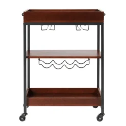 Costway 3 Tier Trolley Cart Kitchen Island Serving Bar Cart W/ Glass Holder & Wine Rack 18 Costway 3 Tier Trolley Cart Kitchen Island Serving Bar Cart W/ Glass Holder & Wine Rack -Furniture Store GUEST 1291ef79 a900 4fea a46b 2357df51f76e