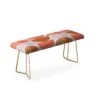 ThirtyOne Illustrations Bench Plum/Tangerine - Deny Designs