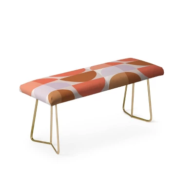 ThirtyOne Illustrations Bench Plum/Tangerine - Deny Designs 3 ThirtyOne Illustrations Bench Plum/Tangerine - Deny Designs