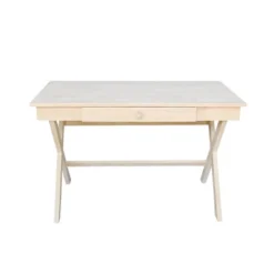 Cross Leg Desk Unfinished - International Concepts -Furniture Store GUEST 1533b7bc 212d 48d2 a5be f316b0b946f6