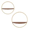 2pc Maxfield Round Wall Shelf Set Walnut Brown - Kate & Laurel All Things Decor 2 2pc Maxfield Round Wall Shelf Set Walnut Brown - Kate & Laurel All Things Decor -Furniture Store GUEST 16a183ff 9f10 4adc 9a6a c3a6d779cede