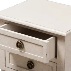 Lenore Country Cottage Farmhouse 2 Drawer Nightstand White - Baxton Studio 15 Lenore Country Cottage Farmhouse 2 Drawer Nightstand White - Baxton Studio -Furniture Store GUEST 16c99834 e95c 498e 8d80 dcddf9d924af