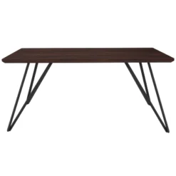 Flash Furniture Corinth 31.5" X 63" Rectangular Dining Table In Dark Ash Finish -Furniture Store GUEST 178b6f52 abad 4529 a3f7 301ae65541c8