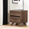 Flam 2 Drawer Nightstand Natural Walnut/Matte Black - South Shore -Furniture Store GUEST 18fe236c 04d0 49b2 8855 d98cc7e30ae5