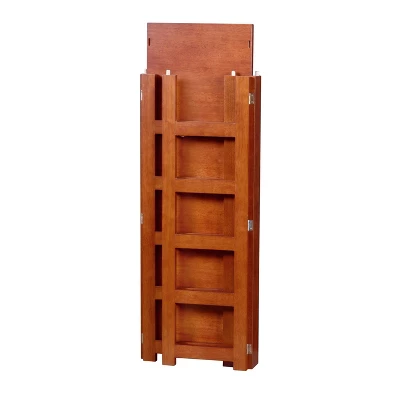 Cakewalk High Square Folding Bookcase - Regency 5 Cakewalk High Square Folding Bookcase - Regency - Image 3