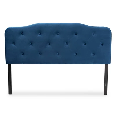 Gregory Velvet Fabric Upholstered Headboard - Baxton Studio 3 Gregory Velvet Fabric Upholstered Headboard - Baxton Studio