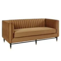 Devote Channel Tufted Performance Velvet Loveseat - Modway -Furniture Store GUEST 1c99de4e 07f9 4131 a60c 62aa4ff43e4b