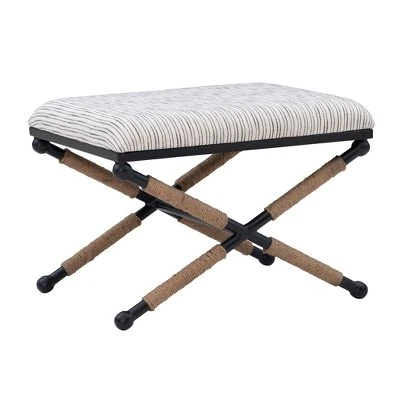 Ashburn Campaign Accent Stool - Linon 12 Ashburn Campaign Accent Stool - Linon - Image 10