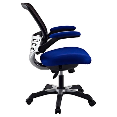 Edge Mesh Back With Leatherette Seat Office Chair - Modway 4 Edge Mesh Back With Leatherette Seat Office Chair - Modway - Image 2