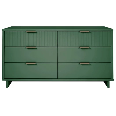 Granville Modern 6 Drawer Double Wide Dresser - Manhattan Comfort 15 Granville Modern 6 Drawer Double Wide Dresser - Manhattan Comfort - Image 13