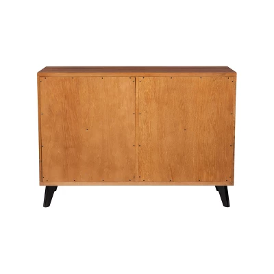 Mid-Century Modern 6 Drawer Dresser Walnut - Linon 8 Mid-Century Modern 6 Drawer Dresser Walnut - Linon - Image 6