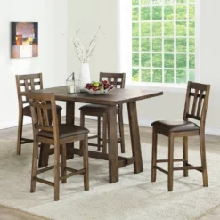 24" Set Of 2 Saranac Counter Height Barstools Mocha - Steve Silver -Furniture Store GUEST 1e9adc0a 9bf0 4dbe ab89 98afa2890e5a