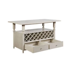 Brayden Counter Table Frost - Powell Company