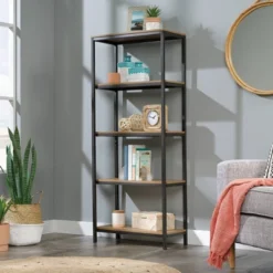 57" North Avenue 4 Shelf Vertical Bookcase - Sauder