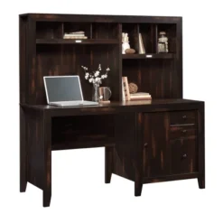 Dakota Pass Computer Desk With Hutch Light Brown - Sauder -Furniture Store GUEST 204a2832 8fc7 4cf4 b7a2 49fa9337e152