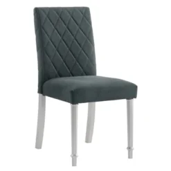 2pc Singger Writing Desk With Chair Gray - HOMES: Inside + Out -Furniture Store GUEST 20862193 a01f 45f6 bfa6 9956017062dc