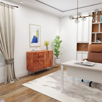 Modern Metal Buffet Brown - Olivia & May 19 Modern Metal Buffet Brown - Olivia & May - Image 17