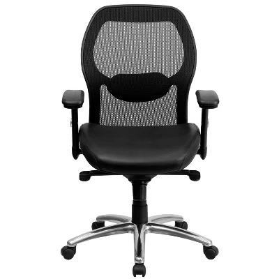 Emma And Oliver Mid-Back Super Mesh Executive Swivel Office Chair, Knee Tilt Control 5 Emma And Oliver Mid-Back Super Mesh Executive Swivel Office Chair, Knee Tilt Control - Image 3