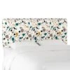 Olivia Upholstered Headboard Terrazzo Emerald Ochre - Cloth & Company