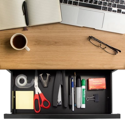 Mount-It! Under Desk Pull-Out Drawer With Lock And 2 Keys Included | Mounts To Desktops Tables And Workbenches Over 0.71 Inches Thick | Matte Black 9 Mount-It! Under Desk Pull-Out Drawer With Lock And 2 Keys Included | Mounts To Desktops Tables And Workbenches Over 0.71 Inches Thick | Matte Black - Image 7