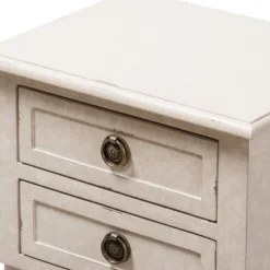 Lenore Country Cottage Farmhouse 2 Drawer Nightstand White - Baxton Studio 14 Lenore Country Cottage Farmhouse 2 Drawer Nightstand White - Baxton Studio -Furniture Store GUEST 23e7937c 644d 4fe4 800e 790f2b670052