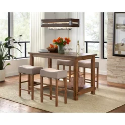Hathaway Nailhead Counter Height Dining Table Driftwood - Buylateral 8 Hathaway Nailhead Counter Height Dining Table Driftwood - Buylateral -Furniture Store GUEST 243f4187 3162 4dca ab67 9c2df33df74f