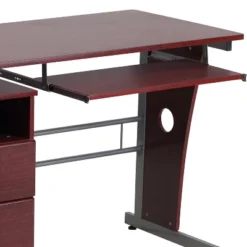 Flash Furniture Computer Desk With Three Drawer Single Pedestal And Pull-Out Keyboard Tray -Furniture Store GUEST 248d5308 ec00 4fde a11a 799fd30710f6