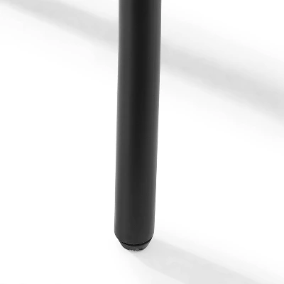 6pc Hayden Extendable Dining Set With Camille Chairs Matte Black/Slate - Crosley 17 6pc Hayden Extendable Dining Set With Camille Chairs Matte Black/Slate - Crosley - Image 15